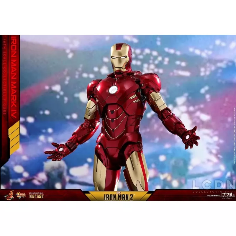 Hot Toys MMS461D21 Diecast Iron Man 2 Mark IV Robert Downey Jr. 1/6th Collectible Figure 32cm (New)