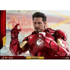 Hot Toys MMS461D21 Diecast Iron Man 2 Mark IV Robert Downey Jr. 1/6th Collectible Figure 32cm (New)
