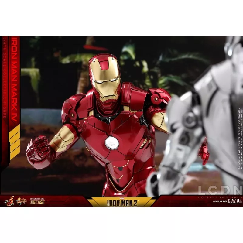 Hot Toys MMS461D21 Diecast Iron Man 2 Mark IV Robert Downey Jr. 1/6th Collectible Figure 32cm (New)