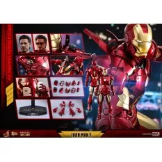 Hot Toys MMS461D21 Diecast Iron Man 2 Mark IV Robert Downey Jr. 1/6th Collectible Figure 32cm (New)