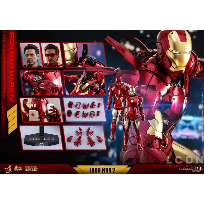 Hot Toys MMS461D21 Diecast Iron Man 2 Mark IV Robert Downey Jr. 1