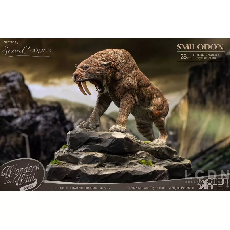 Wonders of the Wild Series Statue Smilodon 28cm
