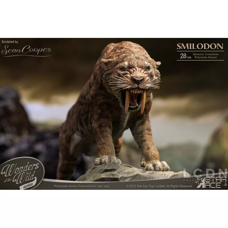 Wonders of the Wild Series Statue Smilodon 28cm