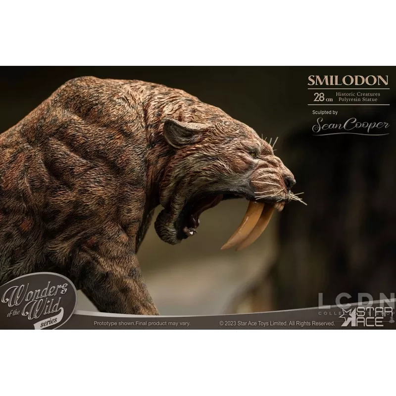 Wonders of the Wild Series Statue Smilodon 28cm