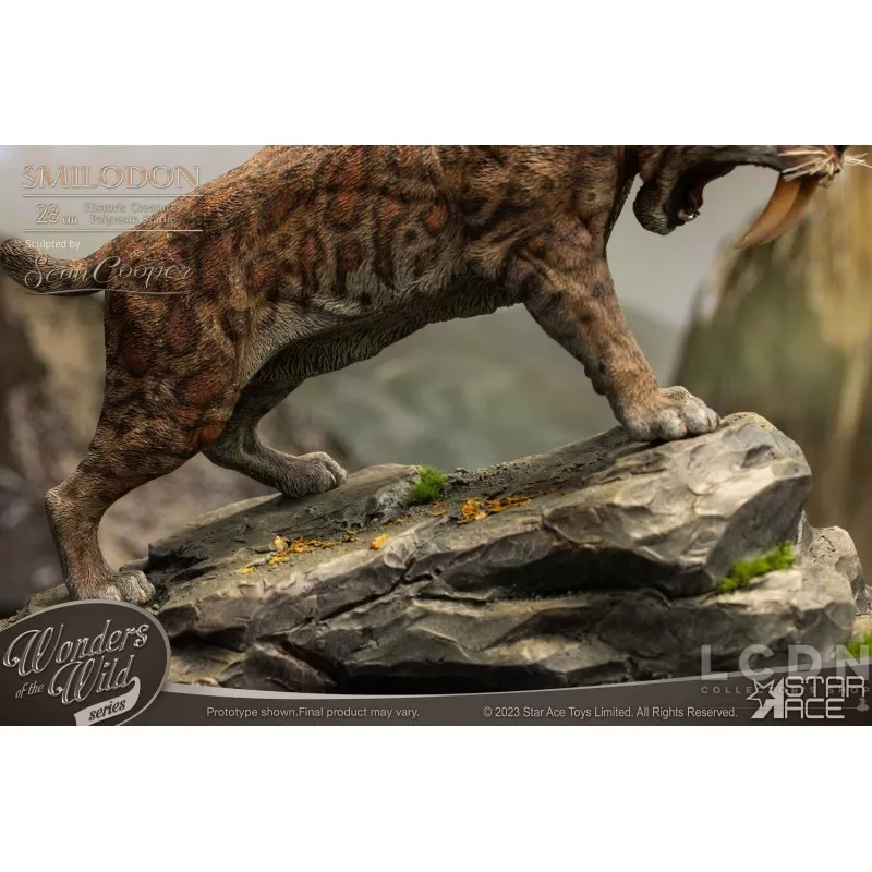 Wonders of the Wild Series Statue Smilodon 28cm