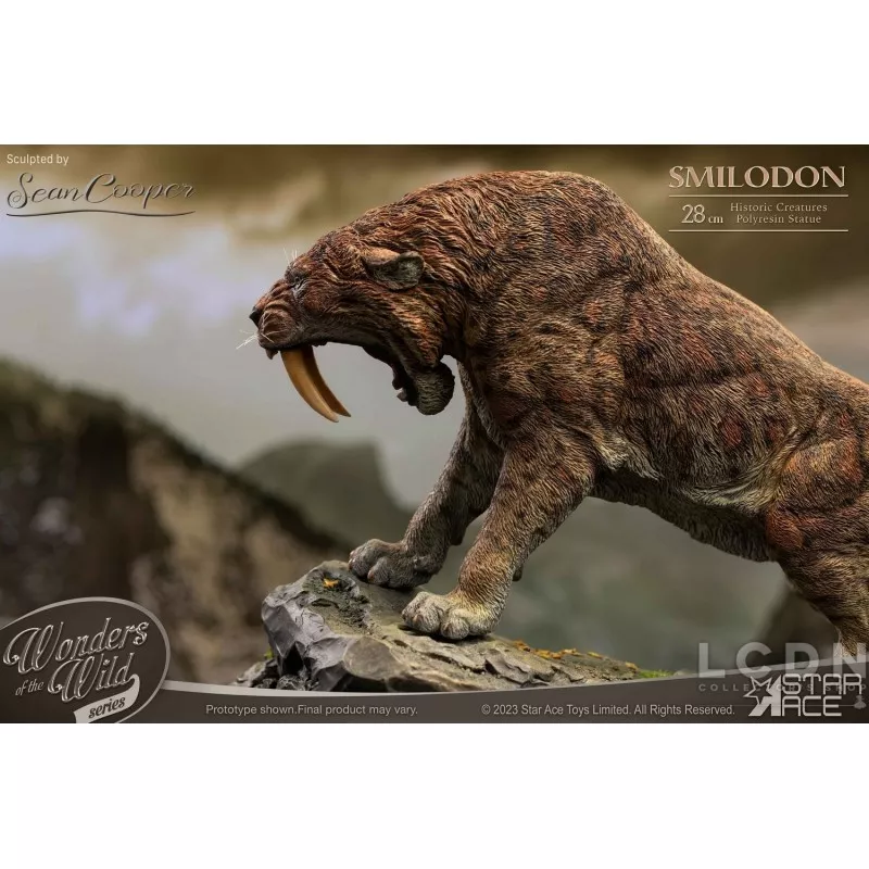 Wonders of the Wild Series Statue Smilodon 28cm