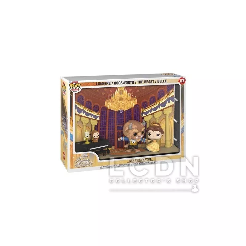 Disney Beauty and the Beast POP! Moment Deluxe Tale As Old As Time Figurine 10cm N°107