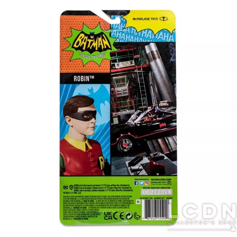DC Retro Batman 66 Action Figure Robin 15cm