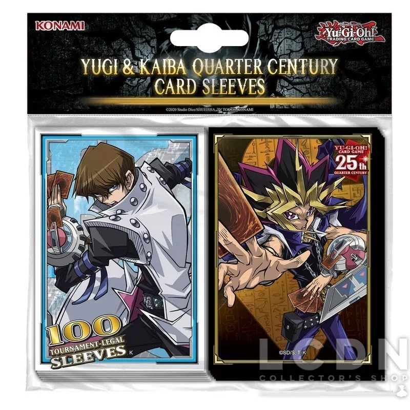 Yu-Gi-Oh! JCC ACC Protège Carte Yugi & Kaiba Quarter Century (100ct) *FR*