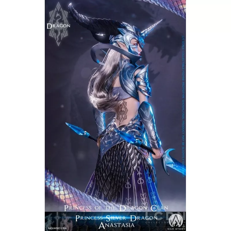 Dragon Princess Silver Dragon Anastasia Collectible Action Figurine 1/6 WAR STORY WS019A