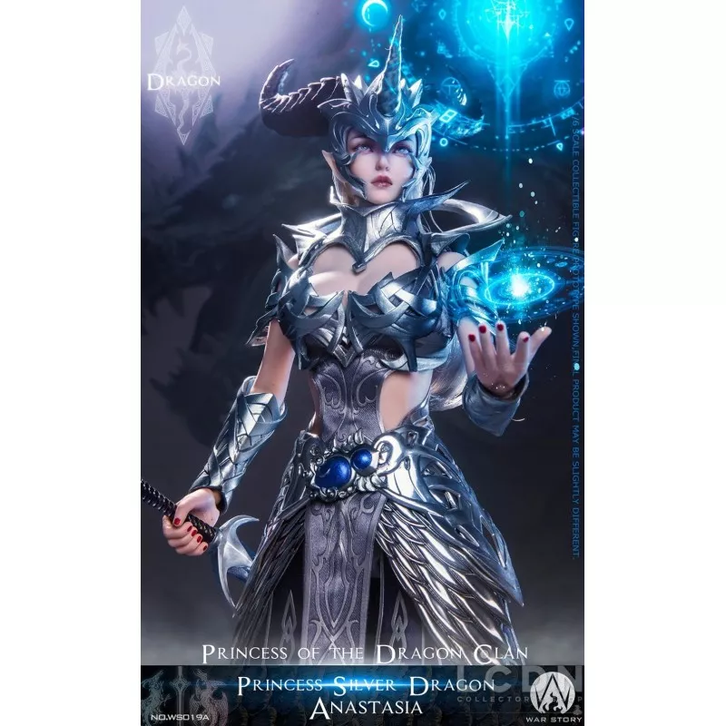 Dragon Princess Silver Dragon Anastasia Collectible Action Figurine 1/6 WAR STORY WS019A