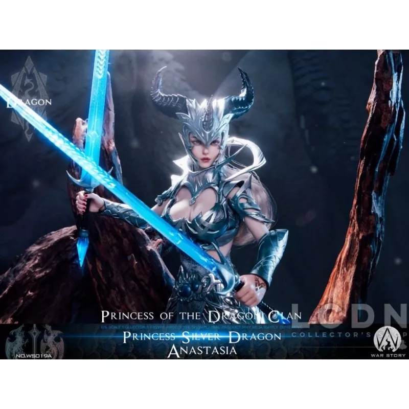 Dragon Princess Silver Dragon Anastasia Collectible Action Figurine 1/6 WAR STORY WS019A
