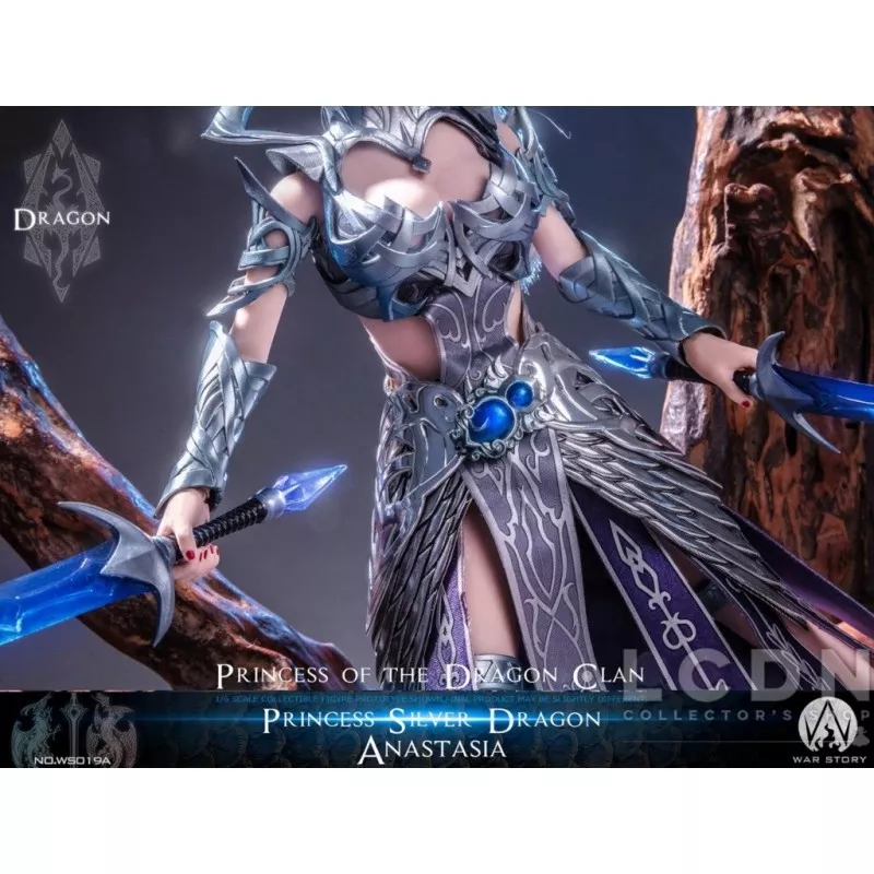 Dragon Princess Silver Dragon Anastasia Collectible Action Figurine 1/6 WAR STORY WS019A