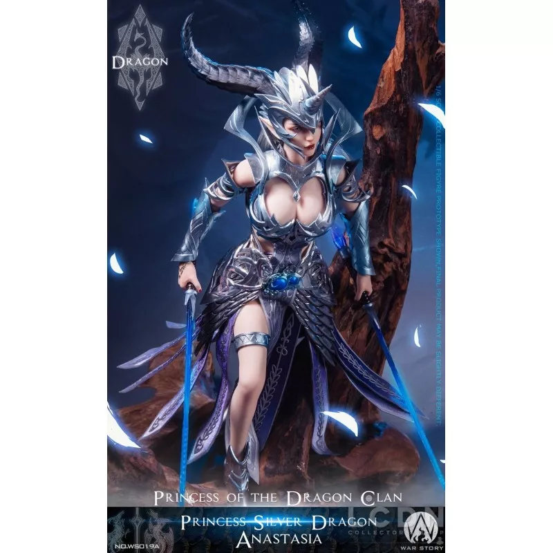 Dragon Princess Silver Dragon Anastasia Collectible Action Figurine 1/6 WAR STORY WS019A