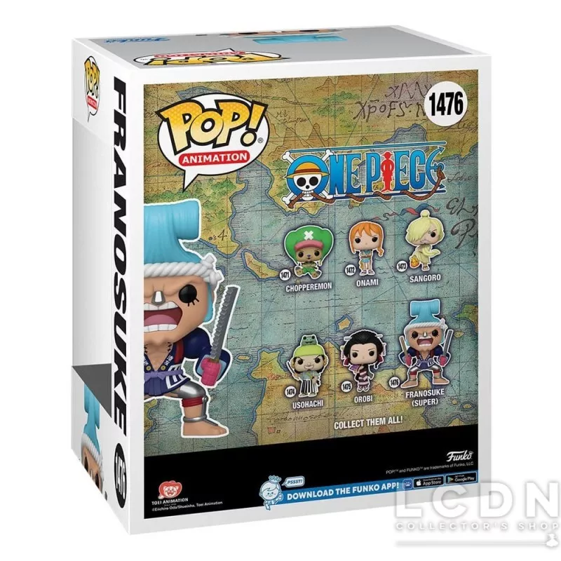 One Piece Oversized POP! Animation Franosuke (Wano) Figurine 15cm N°1476
