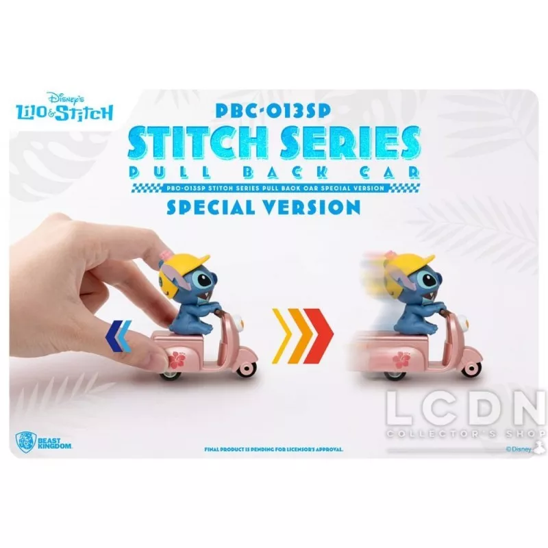 Lilo & Stitch Pull Back Car Series Pack de 6 voitures à friction Blind Box  Special