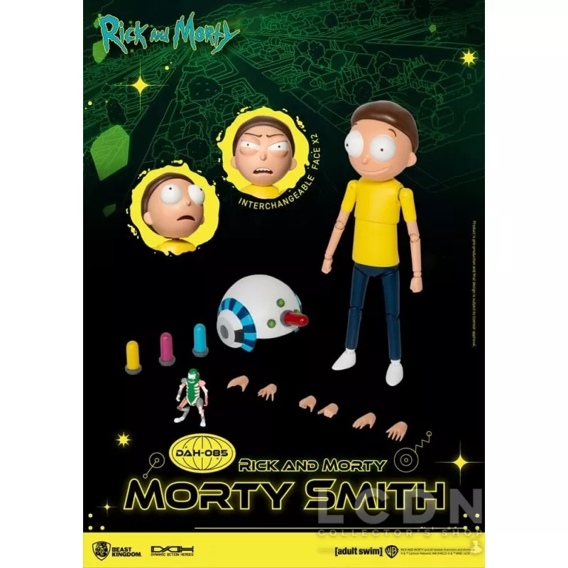 Rick &amp; Morty Action Figure Dynamic Action Heroes 1/9 Morty Smith 23cm