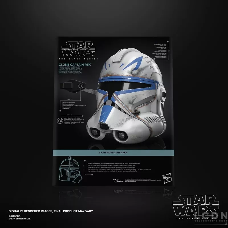Star Wars: Ahsoka Black Series Electronic Helmet 1/1 Clone Captain Rex