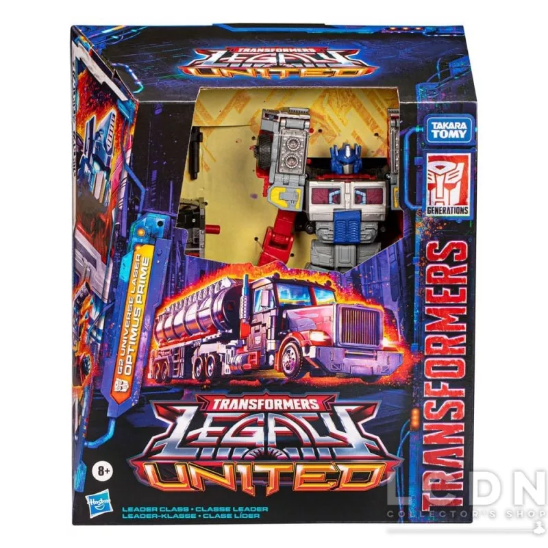 Transformers Generations Legacy United Leader Class Action Figure G2 Universe Laser Optimus Prime 19cm