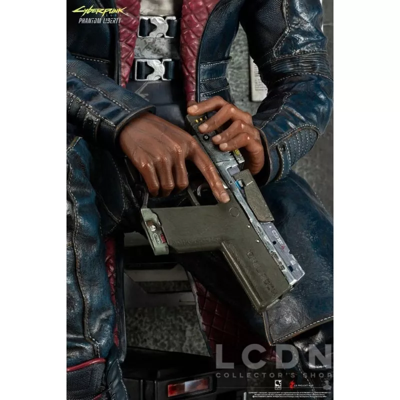 Cyberpunk 2077 Phantom Liberty Statue 1/4 Solomon Reed 55cm