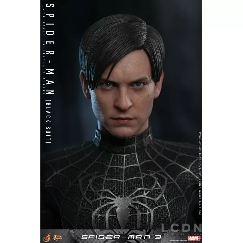 Hot toys spiderman 3 black suit new arrivals