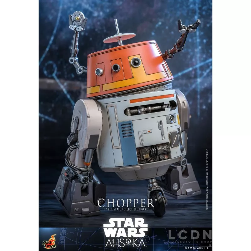 Hot Toys TMS112 Star Wars: Ahsoka Collectible Action Figure 1/6 Chopper 18cm
