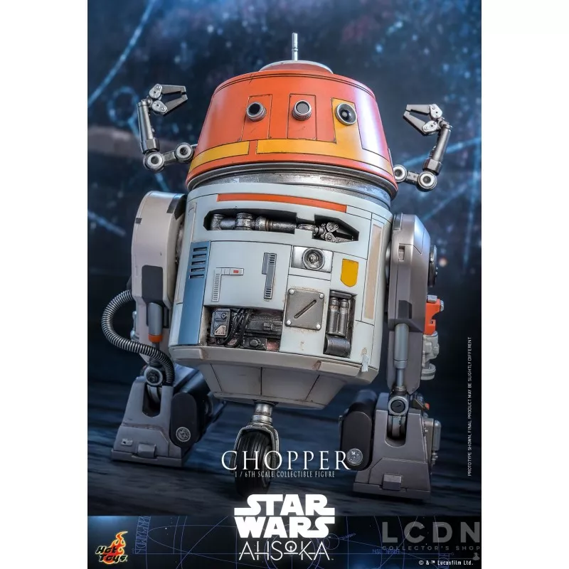 Hot Toys TMS112 Star Wars: Ahsoka Collectible Action Figure 1/6 Chopper 18cm