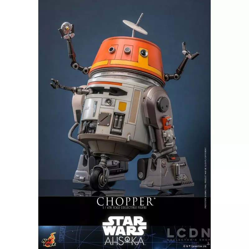 Hot Toys TMS112 Star Wars: Ahsoka Collectible Action Figure 1/6 Chopper 18cm