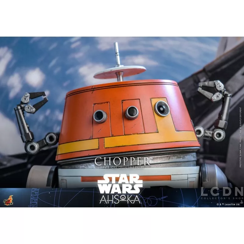 Hot Toys TMS112 Star Wars: Ahsoka Collectible Action Figure 1/6 Chopper 18cm