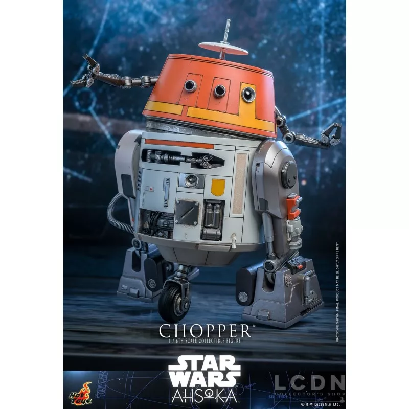 Hot Toys TMS112 Star Wars: Ahsoka Collectible Action Figure 1/6 Chopper 18cm