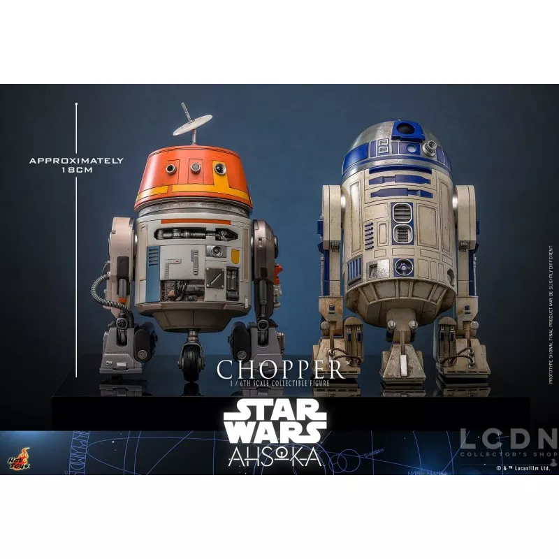 Hot Toys TMS112 Star Wars: Ahsoka Collectible Action Figure 1/6 Chopper 18cm