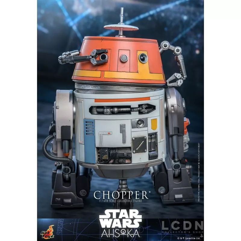 Hot Toys TMS112 Star Wars: Ahsoka Collectible Action Figure 1/6 Chopper 18cm