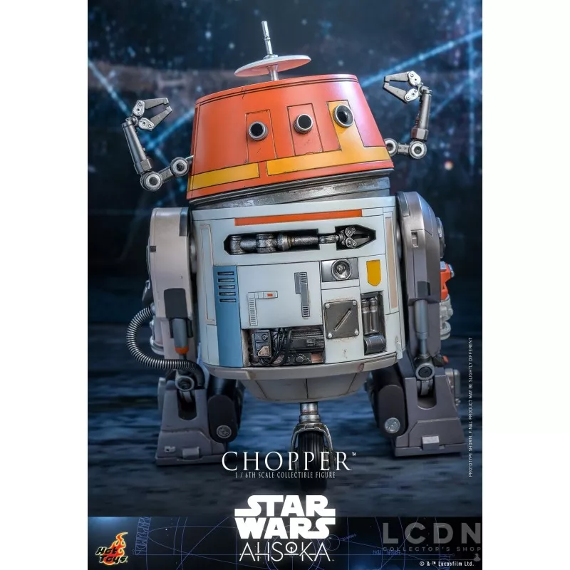 Hot Toys TMS112 Star Wars: Ahsoka Collectible Action Figure 1/6 Chopper 18cm