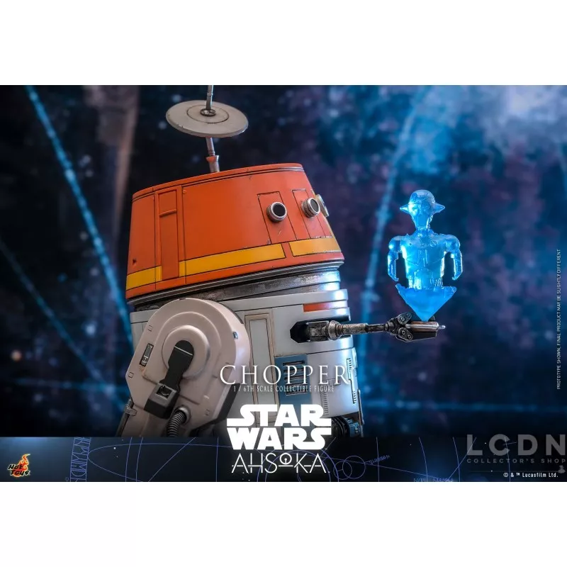 Hot Toys TMS112 Star Wars: Ahsoka Collectible Action Figure 1/6 Chopper 18cm