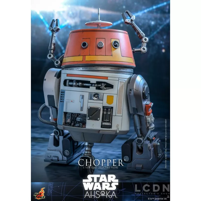 Hot Toys TMS112 Star Wars: Ahsoka Collectible Action Figure 1/6 Chopper 18cm