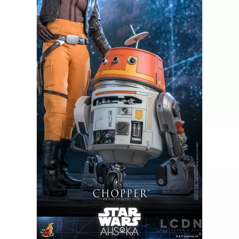 Hot Toys TMS112 Star Wars: Ahsoka Collectible Action Figure 1/6 Chopper 18cm
