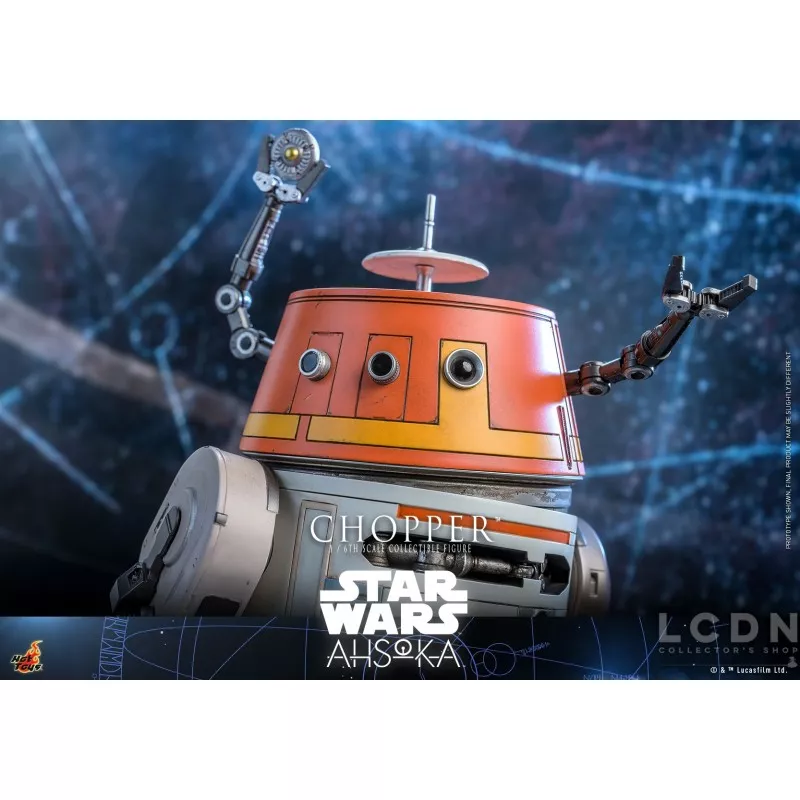 Hot Toys TMS112 Star Wars: Ahsoka Collectible Action Figure 1/6 Chopper 18cm