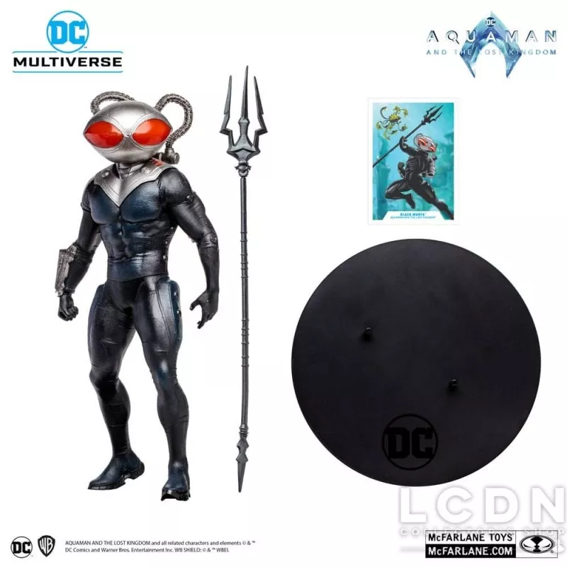 DC Multiverse Aquaman et le Royaume perdu Action Figurine Megafig Black  Manta 30cm