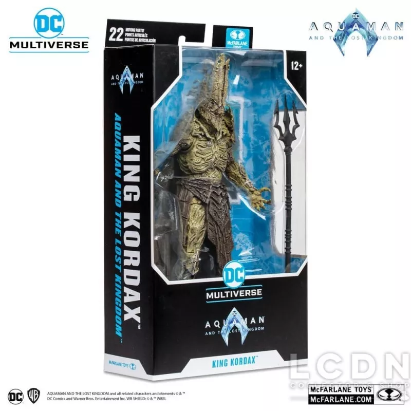 DC Multiverse Aquaman et le Royaume perdu Action Figurine King Kordax 18cm