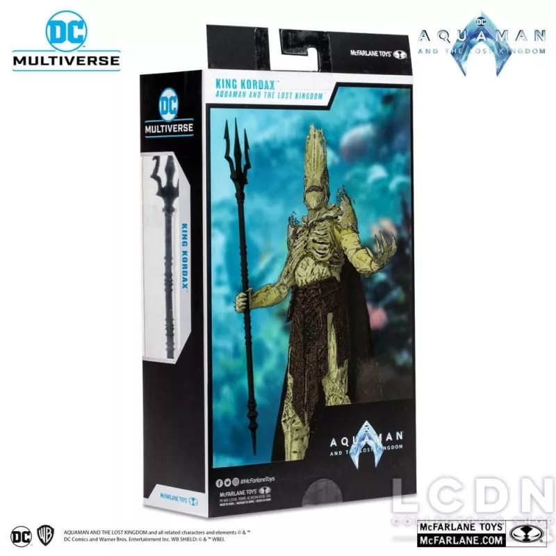 DC Multiverse Aquaman et le Royaume perdu Action Figurine King Kordax 18cm
