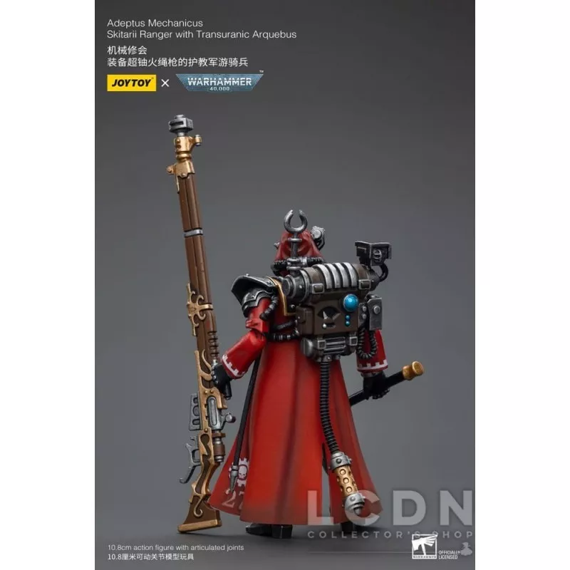 Warhammer 40k Action Figure 1/18 Adeptus Mechanicus Skitarii Ranger with Transuranic Arquebus 12cm
