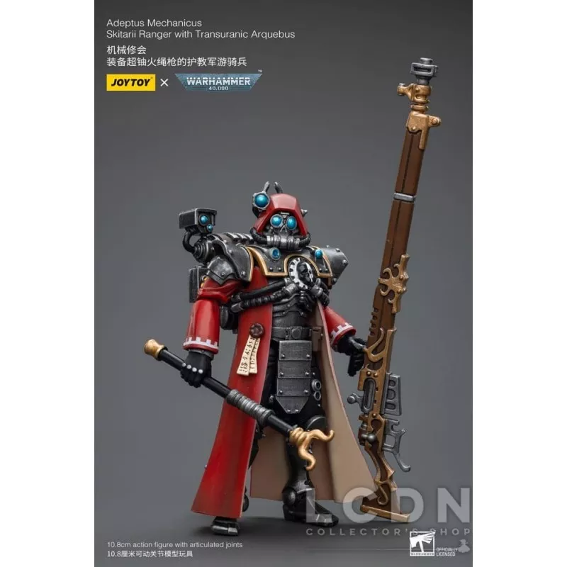 Warhammer 40k Action Figure 1/18 Adeptus Mechanicus Skitarii Ranger with Transuranic Arquebus 12cm