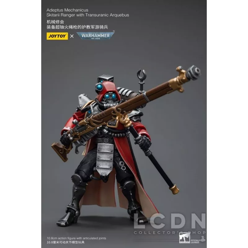 Warhammer 40k Action Figure 1/18 Adeptus Mechanicus Skitarii Ranger with Transuranic Arquebus 12cm