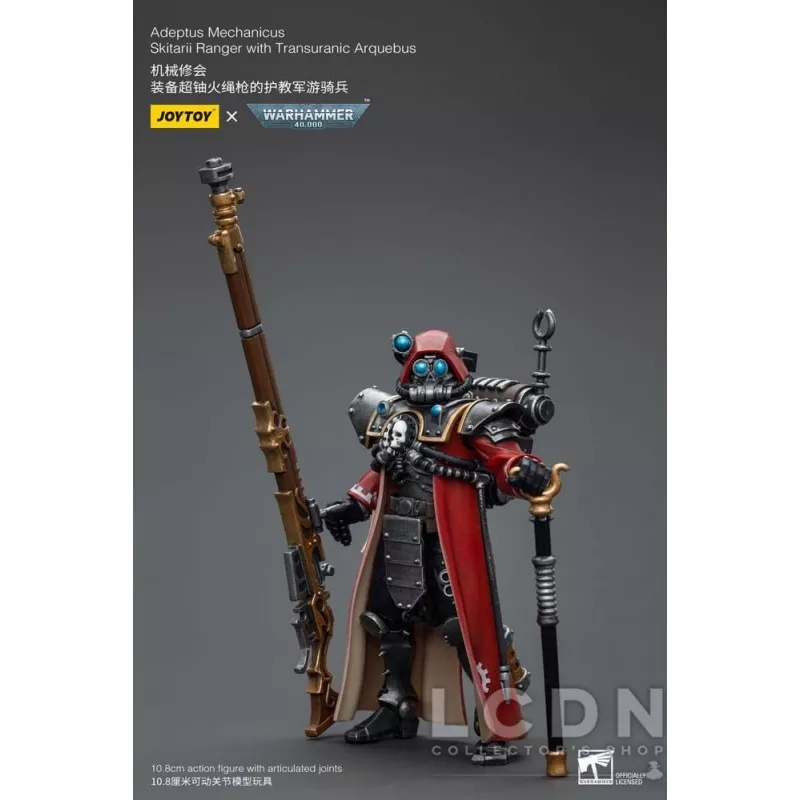 Warhammer 40k Action Figure 1/18 Adeptus Mechanicus Skitarii Ranger with Transuranic Arquebus 12cm