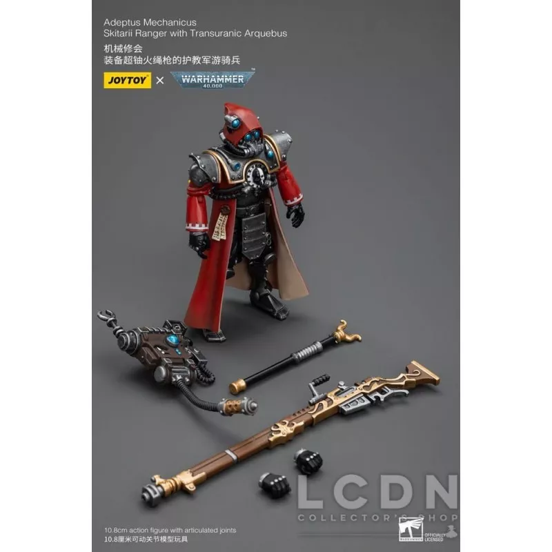 Warhammer 40k Action Figure 1/18 Adeptus Mechanicus Skitarii Ranger with Transuranic Arquebus 12cm