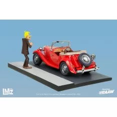 Clifton Statue Clifton and his MG TD 1951 30cm
