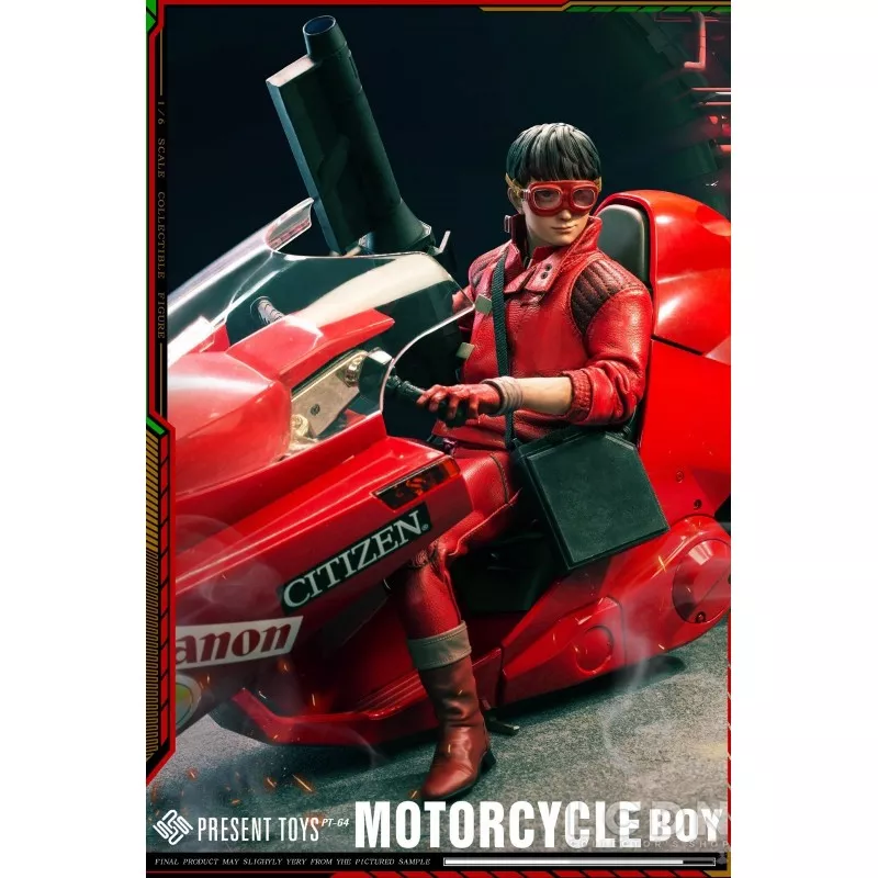 Motorcycle Boy Collectible Action Figurine 1/6 PRESENT TOYS PT-SP64
