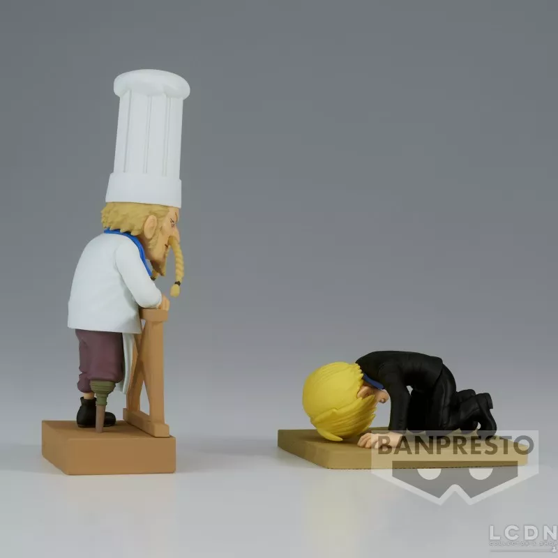 One Piece Figurine WCF Log Stories Sanji &amp; Zeff vol. 2 6cm