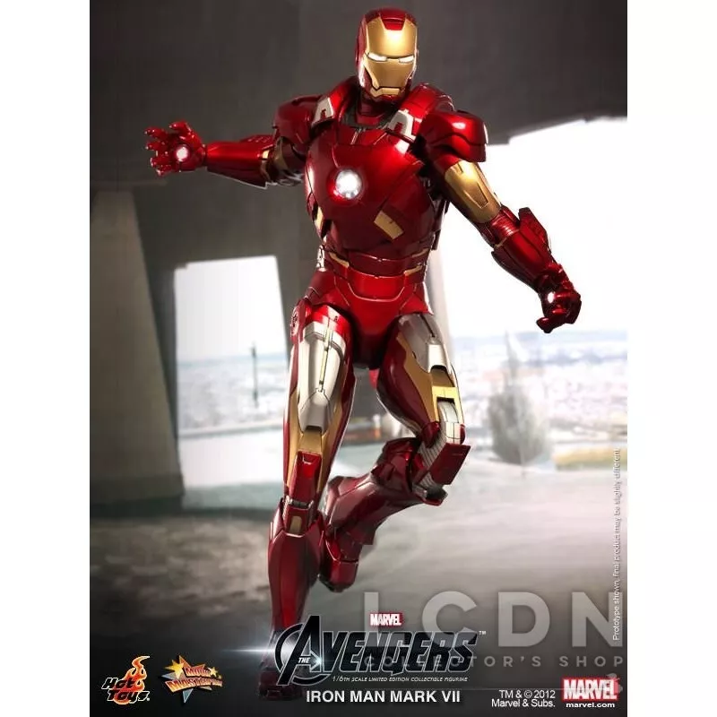 Hot Toys MMS185 The Avengers Mark VII ( Robert Downey Jr. ) Collectible Figurine 30cm (Neuf)