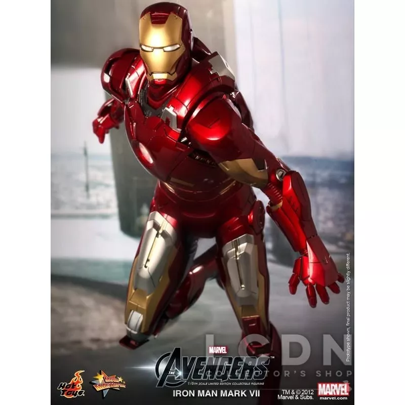 Hot Toys MMS185 The Avengers Mark VII ( Robert Downey Jr. ) Collectible Figurine 30cm (Neuf)